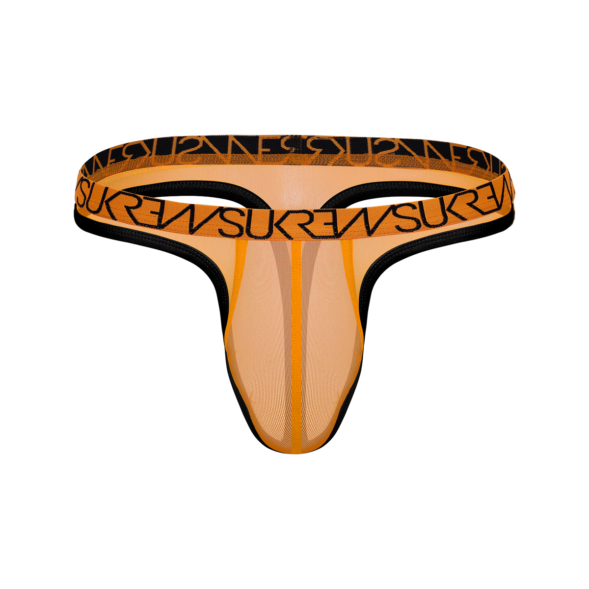 SUKREW Sheer Low-Rise Thong Blaze